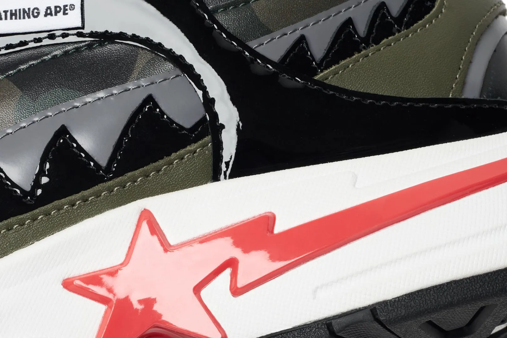 shark_sta_bape_x_assc_mens_4.webp 0ZX SHARK STA BAPE X ASSC MENS BLACK X MULTI Clearance