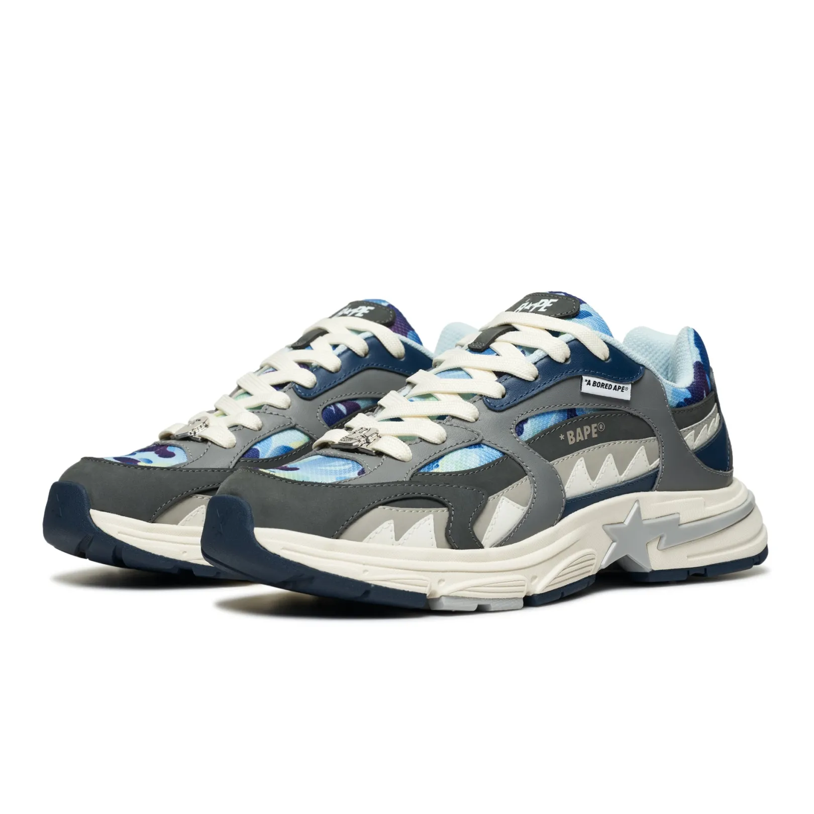 0ZX SHARK STA BAPE X BAYC MENS BLUE X MULTI Hot