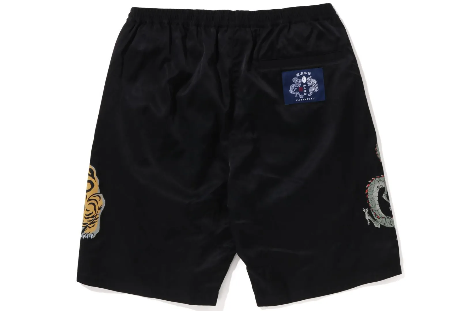 0ZX SHORTS MIT JAPANISCHEM MOTIV SCHWARZ Store