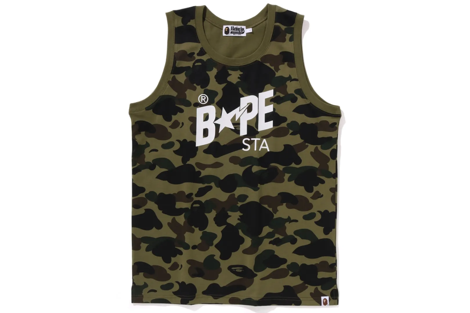 0ZX 1ST CAMO BAPE STA TANK TOP MENS New