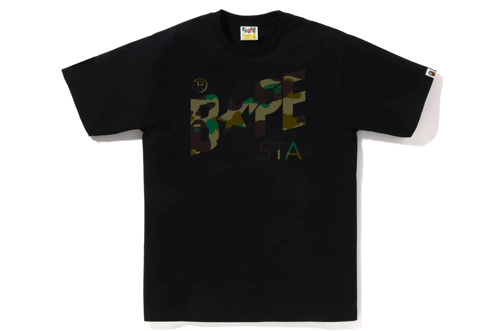 0ZX 1ST CAMO BAPE STA TEE MENS Clearance