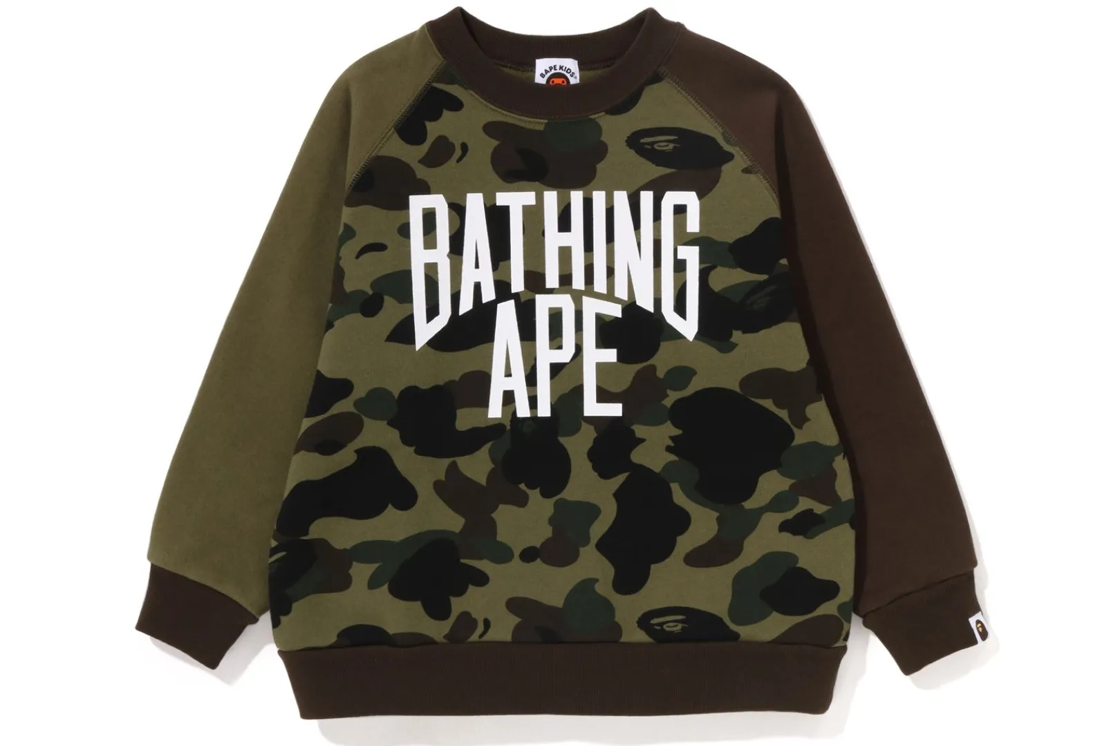 0ZX 1ST CAMO BATHING APE LOOSE FIT RUNDHALSAUSSCHNITT KINDER Clearance