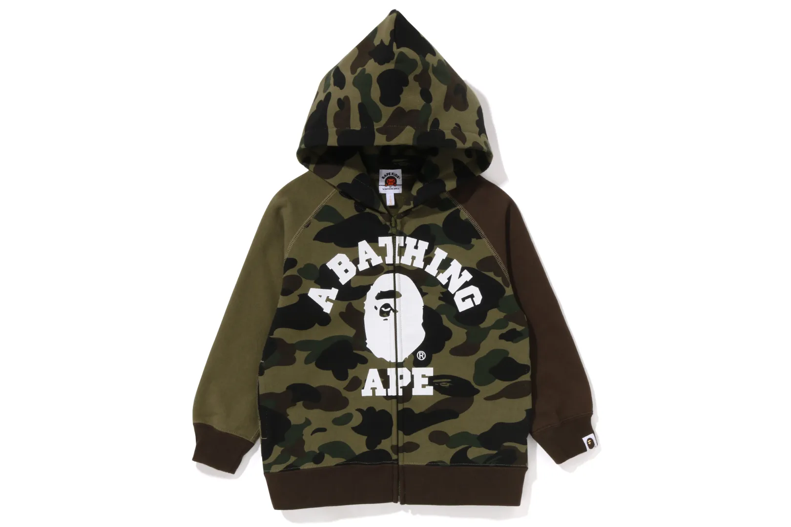 0ZX 1ST CAMO CRAZY COLLEGE REISSVERSCHLUSSKAPUZENPULLI FÜR KINDER Shop
