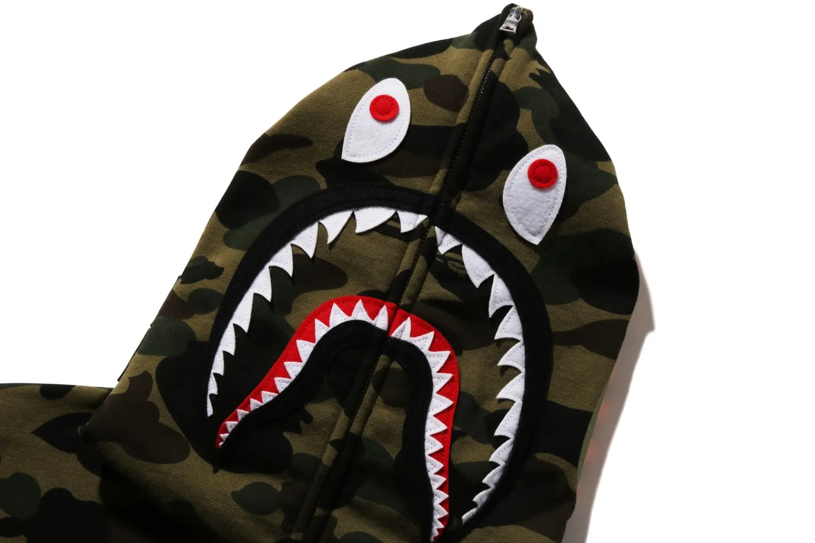 st_camo_shark_full_zip_hoodie_ladies_3.webp 0ZX 1ST CAMO SHARK FULL ZIP HOODIE LADIES New