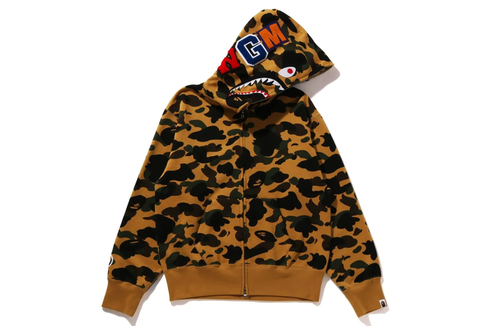 st_camo_shark_full_zip_hoodie_ladies_4.webp 0ZX 1ST CAMO SHARK FULL ZIP HOODIE LADIES New