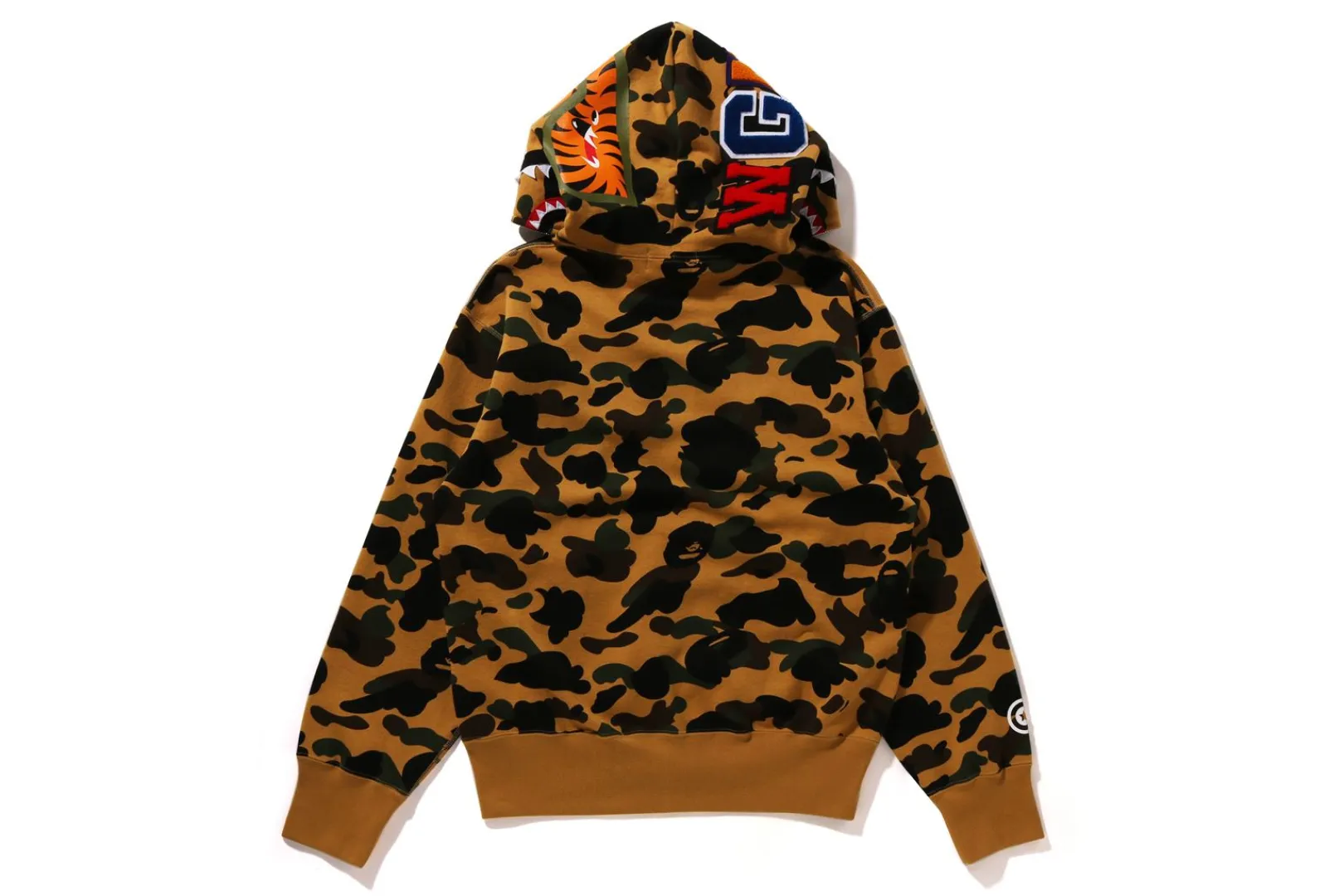 st_camo_shark_full_zip_hoodie_ladies_6.webp 0ZX 1ST CAMO SHARK FULL ZIP HOODIE LADIES New