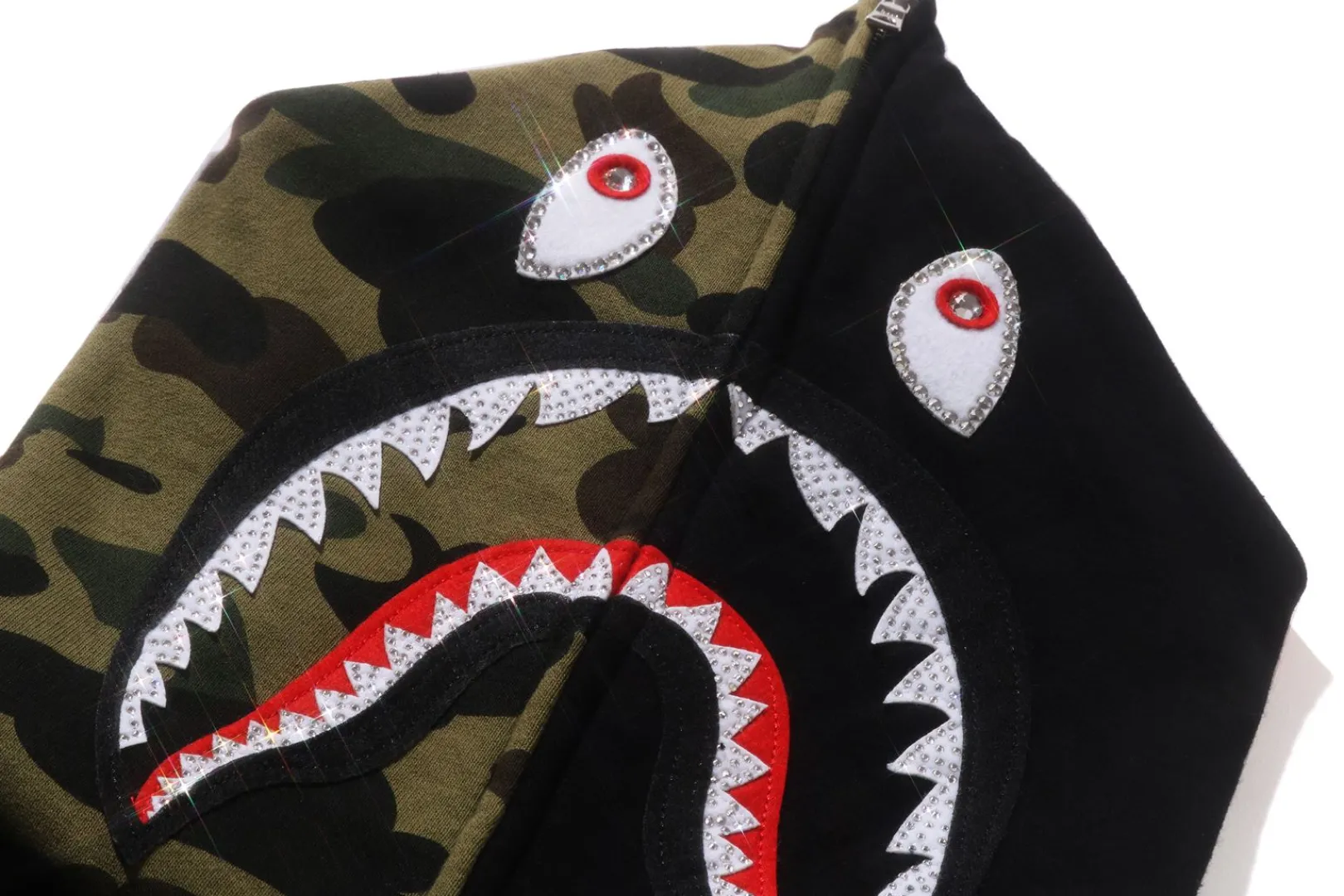 st_camo_shark_full_zip_hoodie_mens_4.webp 0ZX 1ST CAMO SHARK FULL ZIP HOODIE MENS BLACK Cheap