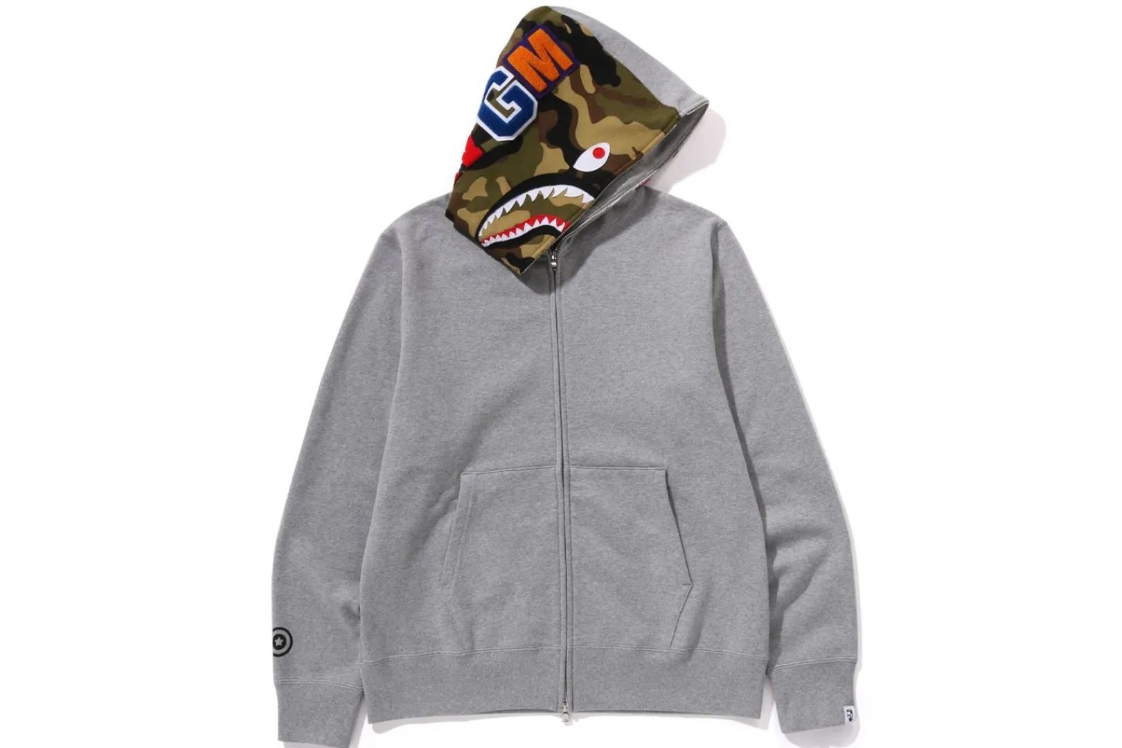 0ZX 1ST SHARK FULL ZIP HOODIE MENS Sale