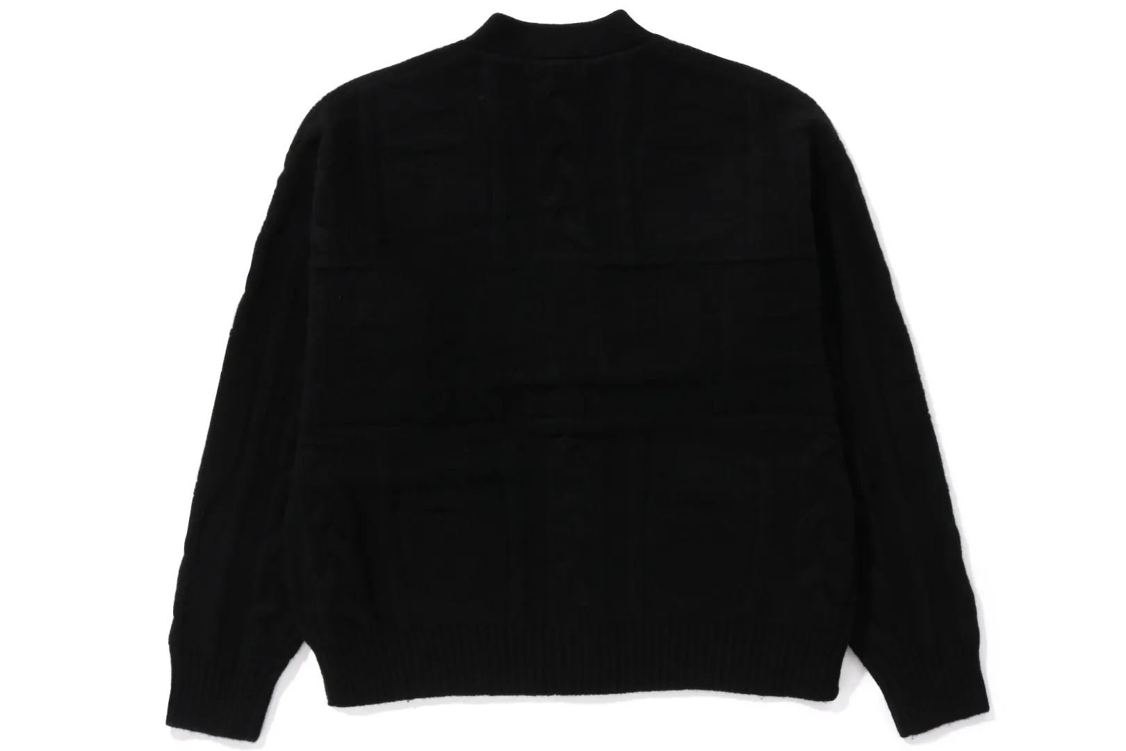 0ZX Strickjacke mit Zopfmuster Cheap