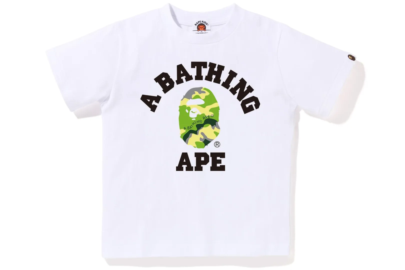 0ZX WOODLAND CAMO COLLEGE T-SHIRT FÜR KINDER Best Sale